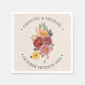 Herfst herfst Wedding | Elegant Servet (Voorkant)