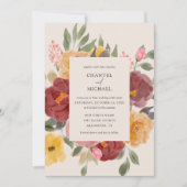 Herfst herfst Wedding | Uitnodiging (Voorkant)