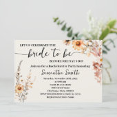 Herfst Herfst Wildbloemen Vrijgezellenfeest Boho C Kaart (Staand voorkant)