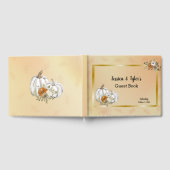 Herfst herfst witte pompoen roest bruiloft gastenboek (Volledig)