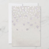  herfst - Herfst witte virtuele douche Kaart (Achterkant)