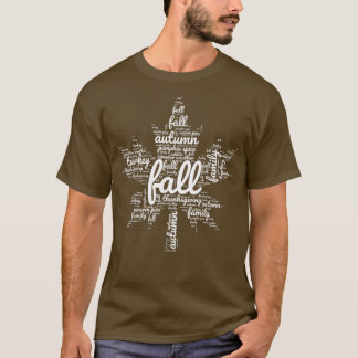 Herfst herfst Word Cloud T-shirt