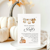 Herfst Herfst Zwangerschap onthullen aan de man Aankondiging