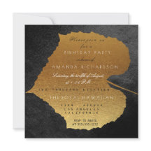 Herfst Herfst Zwart Gouden Bladeren Verjaardagsfee