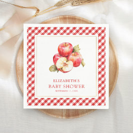 Herfst herfstappel van ons Baby shower Servet