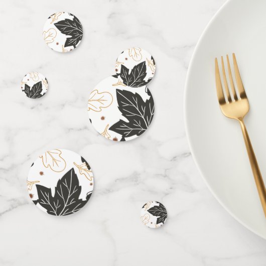Herfst Herfstbladeren Feest Tafel Decoratie Confetti (Groep)