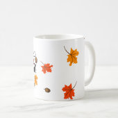 Herfst herfstbladeren 🍁 koffiemok (Voorkant rechts)