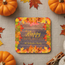 Herfst herfstbladeren op schuur hout Fijne Thanksg