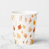 Herfst herfstbladeren | papieren bekers (Voorkant)