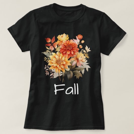 Herfst | herfstbladeren | Pompoen T-shirt (Design voorkant)