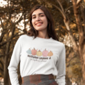 Herfst herfstbladeren & pompoenen t-shirt