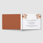 Herfst Herfstbladeren Rustieke Landelijke Boho Bru Gastenboek (Volledig)