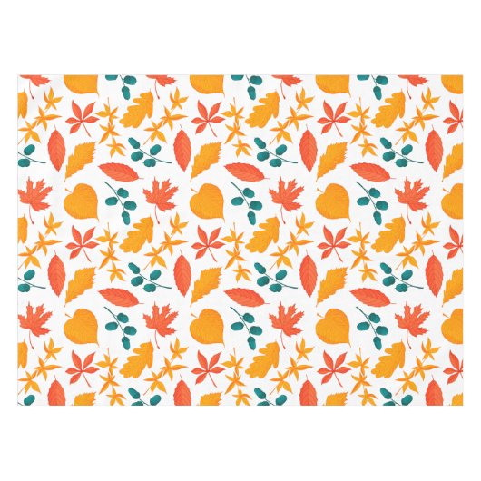Herfst herfstbladeren Thanksgiving Tafelkleed (Voorkant (Horizontaal))