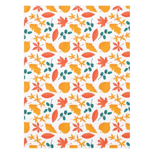 Herfst herfstbladeren Thanksgiving Tafelkleed (Voorkant)