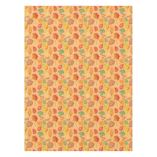 Herfst herfstbladeren Thanksgiving Tafelkleed (Voorkant)