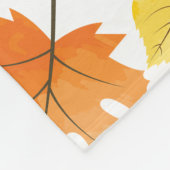 Herfst herfstbladeren vallen fleece deken (Hoek)