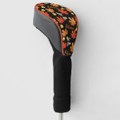 Herfst herfstbladeren vallen golfheadcover (Schuin)