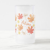 Herfst herfstbladeren vallen matglas bierpul (Center)