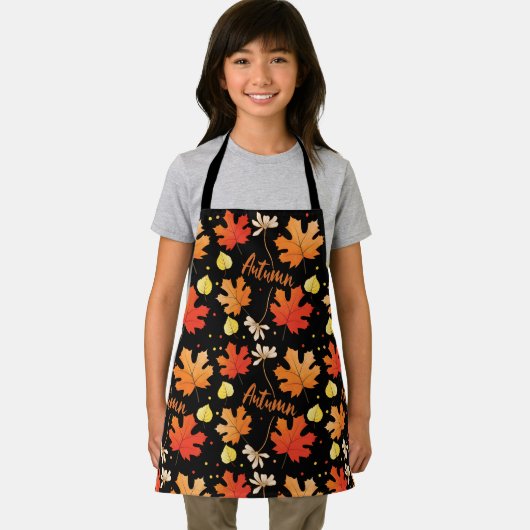 Herfst herfstbladeren vallen schort (Insitu)