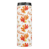 Herfst herfstbladeren vallen thermosbeker (Achterkant)