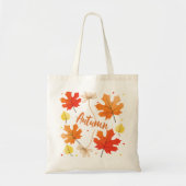 Herfst herfstbladeren vallen tote bag (Voorkant)