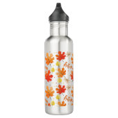 Herfst herfstbladeren vallen waterfles  (Rechts)