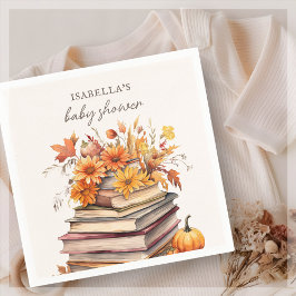 Herfst Herfstboek Thema | Baby Shower Servet