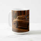 Herfst/Herfstboekwinkel & auto Koffiemok (Voorkant links)