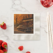  Herfst/Herfstboekwinkel & auto Servet (Insitu)