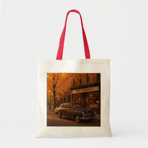 Herfst/Herfstboekwinkel & auto Tote Bag