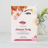 Herfst / Herfstfestival Flyer Uitnodiging (Staand voorkant)