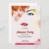 Herfst / Herfstfestival Flyer Uitnodiging (Voorkant / Achterkant)