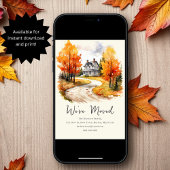 Herfst herfsthuis | Nieuw thuisadres Aankondiging