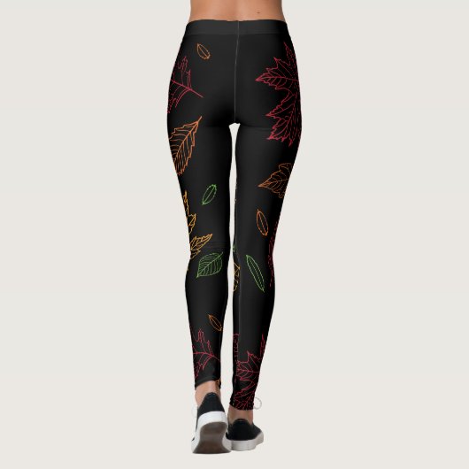 Herfst-/herfstlekken Leggings (Achterkant)