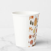 Herfst-/herfstpapierkop Papieren Bekers (Rechts)