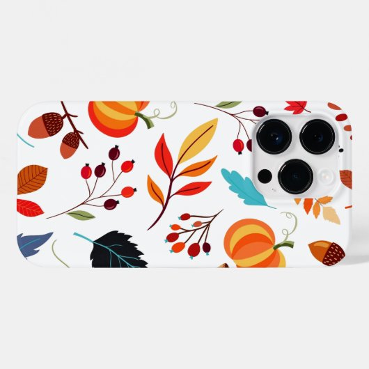 Herfst herfstpatroon Case-Mate iPhone case (Achterkant (horizontaal))