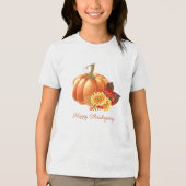 Herfst Herfstpompoen T-shirt (Voorkant)