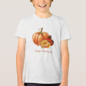 Herfst Herfstpompoen T-shirt (Voorkant)