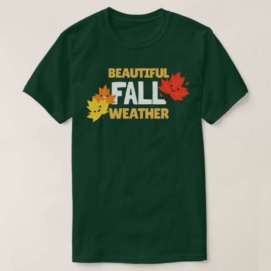 Herfst herfstseizoen t-shirt (Design voorkant)