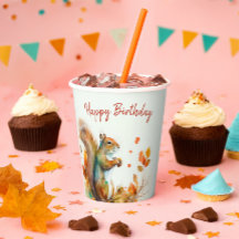 Herfst / Herfstvibes Eekhoorn - Verjaardagsfeest -