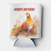 Herfst / Herfstvibes Pheasant - Verjaardagsfeest - Blikjeskoeler (Voorkant)