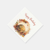 Herfst / Herfstvibes Tortoise - Verjaardagsfeest - Servet (Hoek)