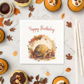 Herfst / Herfstvibes Tortoise - Verjaardagsfeest - Servet