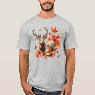 Herfst Herten Herfstseizoen T-shirt