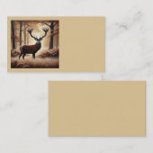 Herfst Herten Visitekaartjes (Voorkant / Achterkant)