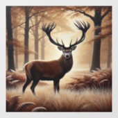 Herfst Herten Window Cling Raamsticker (Vel)