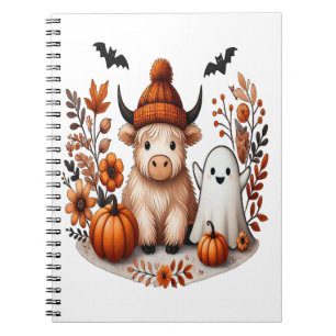 Herfst Highland Koe Geest Png, Herfst Png Notitieboek