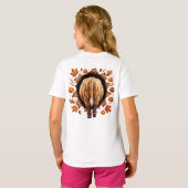 Herfst Highland Koe T-shirt (Achterkant volledig)