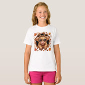 Herfst Highland Koe T-shirt (Voorkant volledig)