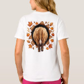 Herfst Highland Koe T-shirt (Achterkant)